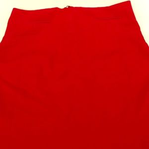 Express- Red Pencil Skirt - mini